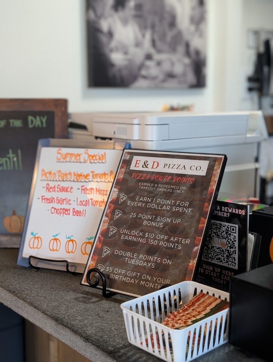 Menu E&d Pizza Company-7